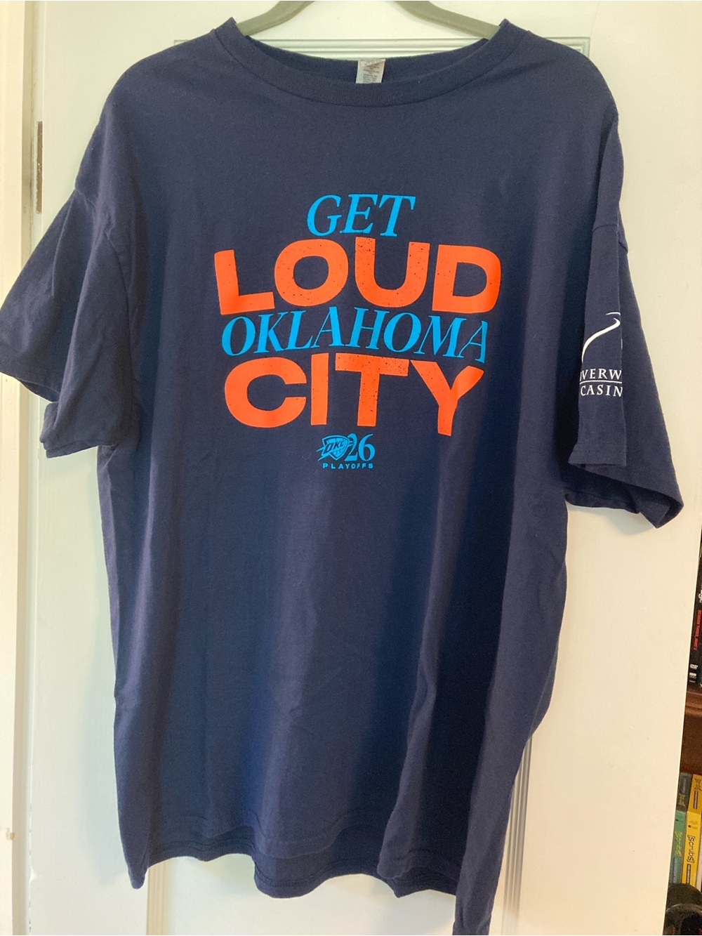 Oklahoma City Thunder Get Loud Oklahoma City 2026 Playoffs T-Shirt XL New, Blue